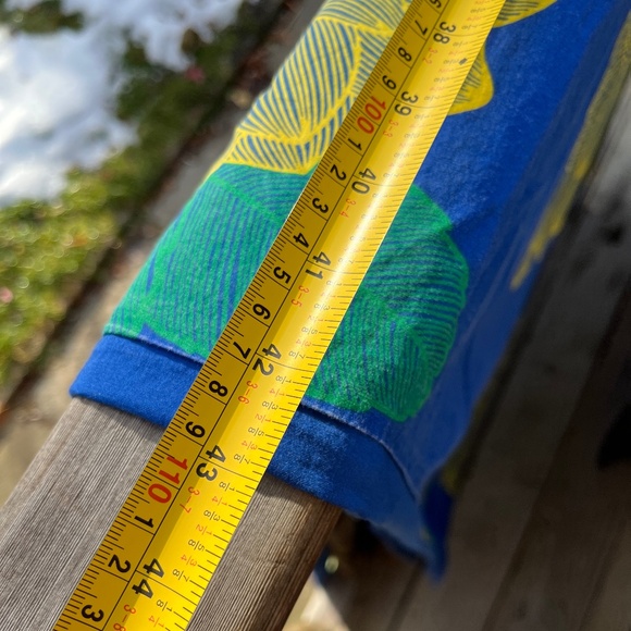 Distinctly Home Queen 100% cotton floral duvet cover, blue & yellow - Picture 11 of 12